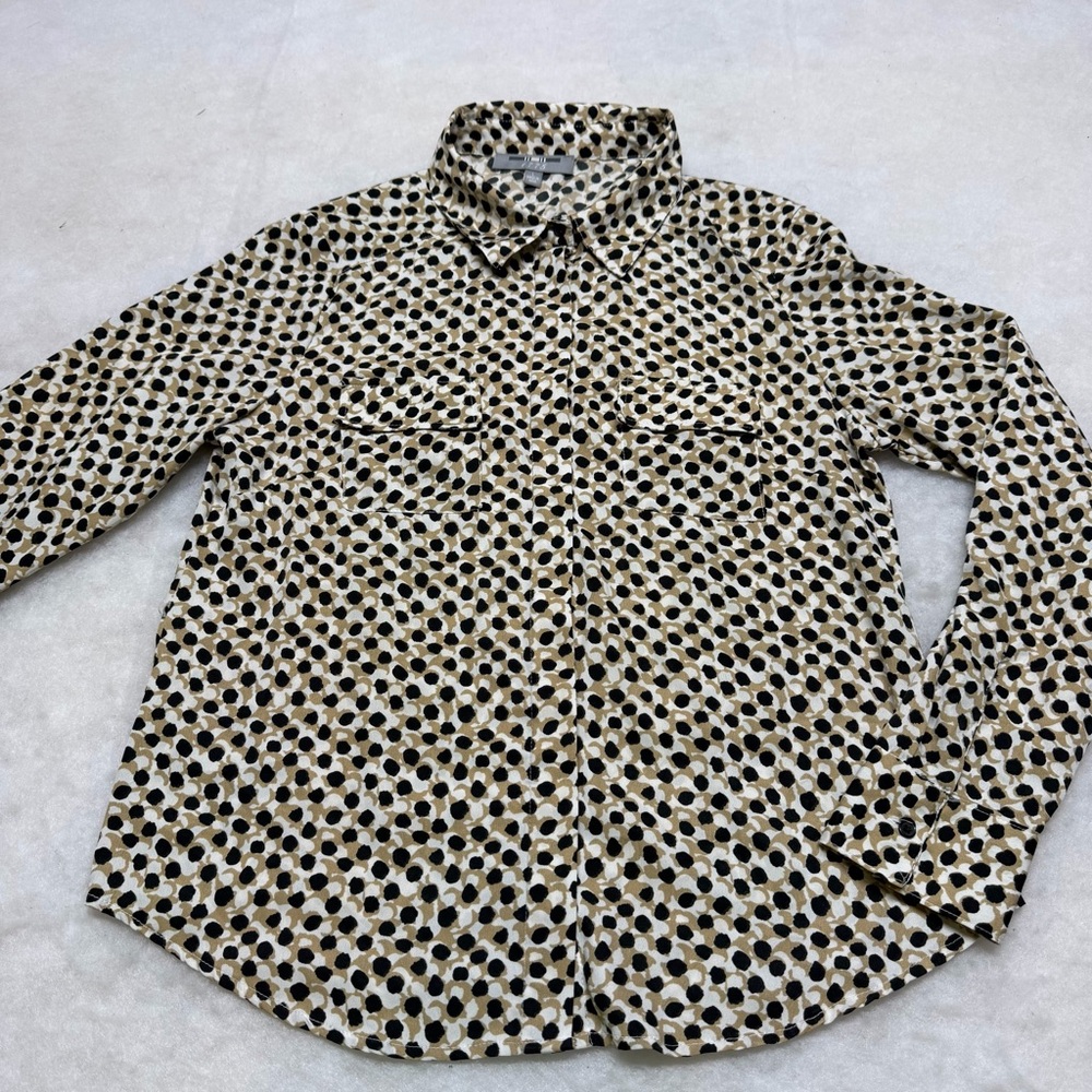 1775 Women’s Button Blouse 100% Polyester Size Large